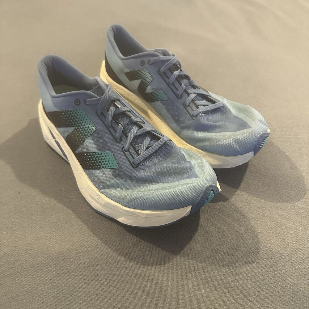 New Balance FuelCell Rebel v4 Athletic Sneaker Mens 12D Blue Mesh SportsMFCXCH4